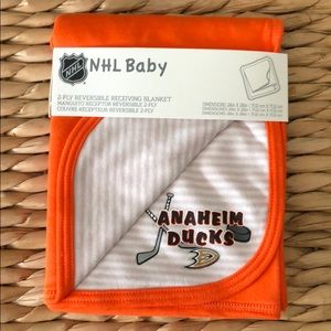 NHL Anaheim Ducks Baby Receiving Blanket